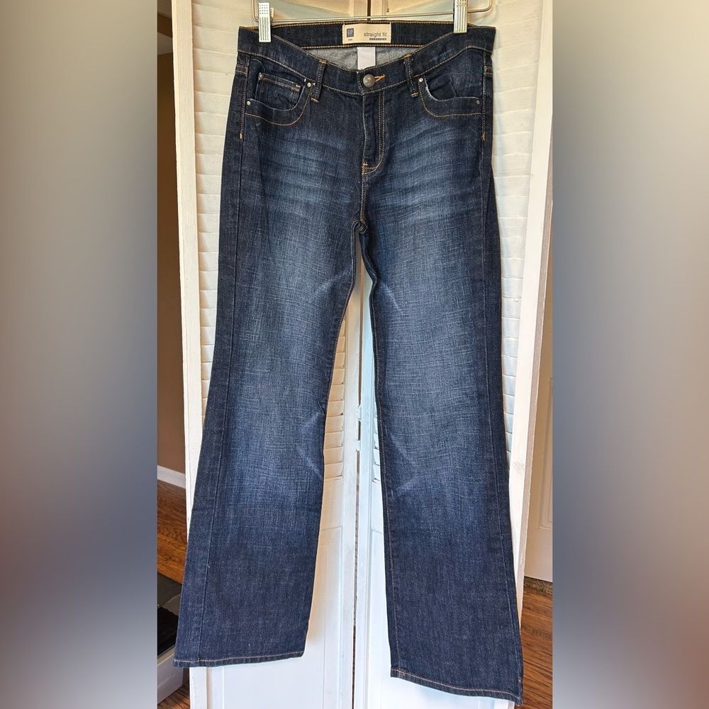 GAP Factory Dark Blue Straight-Leg Kids Jeans